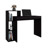 Escritorio Britt Wengue 110x90cm con Organizador de Libros - ESCRITORIOS | Bylmo