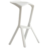 Silla Bar Pizza Blanco 45x82cm sin Espaldar y Asisento Rectangular - SILLAS Y BUTACOS | Bylmo