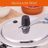 Olla a Presión Imusa Maxi Gris 42x21cm de Seis Litros con Cierre Interno - OLLAS Y SARTENES | Bylmo
