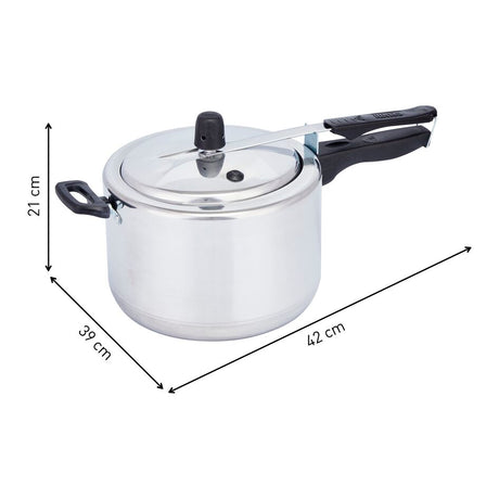 Olla a Presión Imusa Maxi Gris 42x21cm de Seis Litros con Cierre Interno - OLLAS Y SARTENES | Bylmo