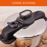 Olla a Presión Imusa Talent Master Gris 36x20cm de Cuatro Litros y de Acero Inoxidable - OLLAS Y SARTENES | Bylmo