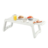 Mesa Portátil Rimax Blanco 67x27cm Rectangular con Patas Plegables - BANDEJAS PARA SERVIR | Bylmo