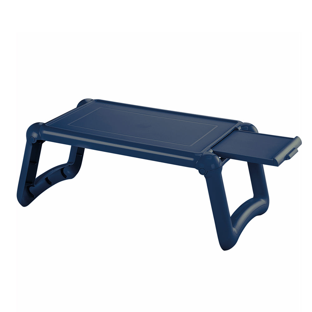 Mesa Portátil Rimax Azul Navy 67x27cm Rectangular con Patas Plegables - BANDEJAS PARA SERVIR | Bylmo
