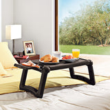 Mesa Portátil Rimax Wengue 67x27cm Rectangular con Patas Plegables - BANDEJAS PARA SERVIR | Bylmo