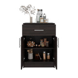 Mueble Auxiliar de Cocina Mayorca Nogal 60x85.1cm con Un Entrepaño