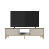Rack de TV Dago Fresno Europeo y Capri 160x41.8cm para TV Hasta 70" Pulgadas con Un Compartimiento - MUEBLES DE TV | Bylmo