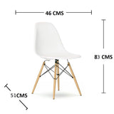 Combo Escritorio y Silla College Madera Clara Natural y Blanco 100x91.5cm con Organizador de Libros - ESCRITORIOS | Bylmo