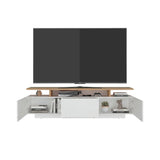 Rack de TV Serena Blanco Marquez y Fresno 180x51.1cm