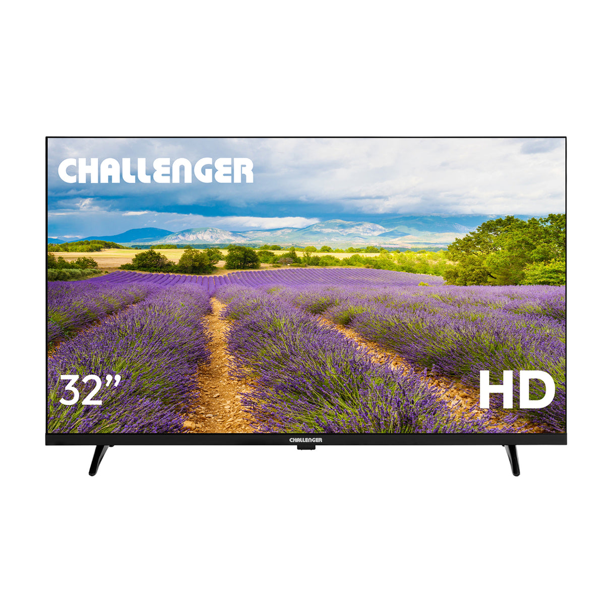 Televisor Challenger Google TV Negro 72.8x45.3cm de 32" Pulgadas Led HD 768P Smart con Bluetooth y Wifi Integrado - TELEVISORES | Bylmo