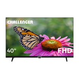 Televisor Challenger Google TV Negro 89.1x57.5cm de 40" Pulgadas Led FULL HD 1080P Smart con Bluetooth y Wifi Integrado - TELEVISORES | Bylmo