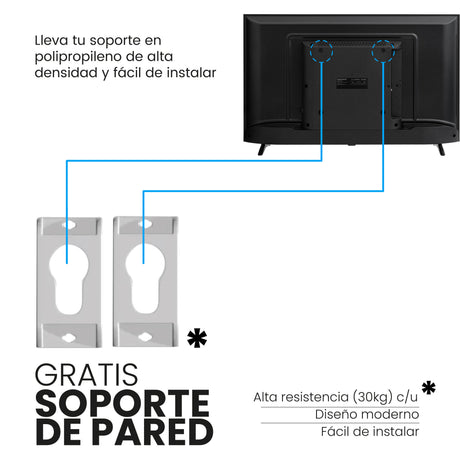 Televisor Challenger Google TV Negro 89.1x57.5cm de 40" Pulgadas Led FULL HD 1080P Smart con Bluetooth y Wifi Integrado - TELEVISORES | Bylmo