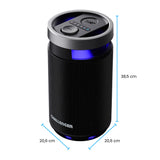 Parlante Portátil Challenger Negro 20.6x38.5cm con Bluetooth - PARLANTES | Bylmo