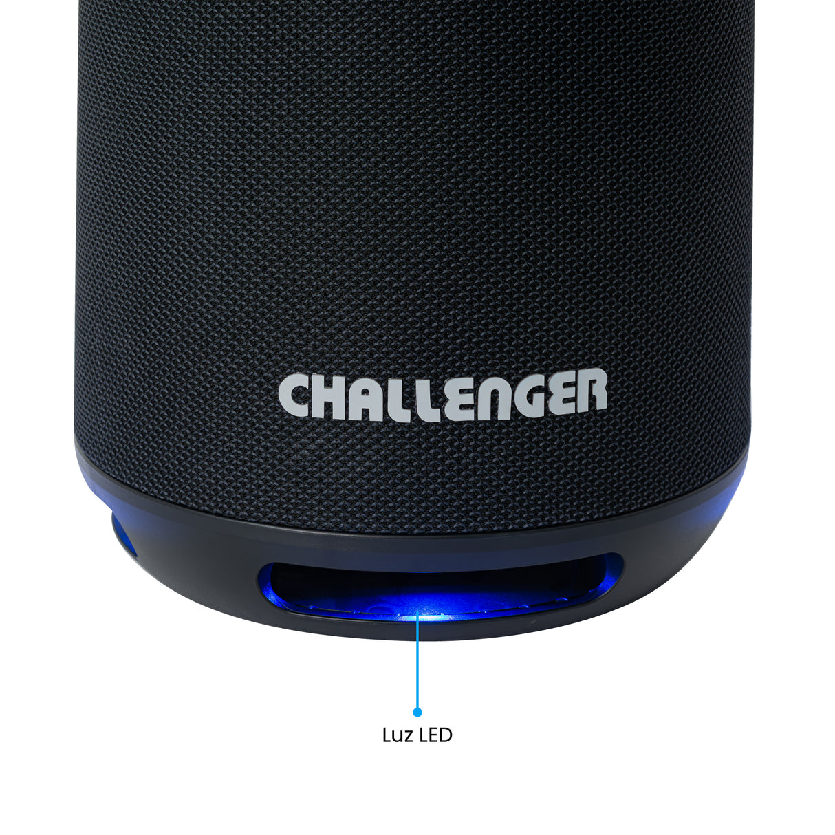 Parlante Portátil Challenger Negro 20.6x38.5cm con Bluetooth - PARLANTES | Bylmo