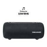 Parlante Portátil Challenger Negro 28.6x12.4cm con Bluetooth - PARLANTES | Bylmo