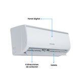Aire Acondicionado Challenger Blanco 69.8x19cm 220 Voltios 9000 BTU - AIRES ACONDICIONADOS | Bylmo