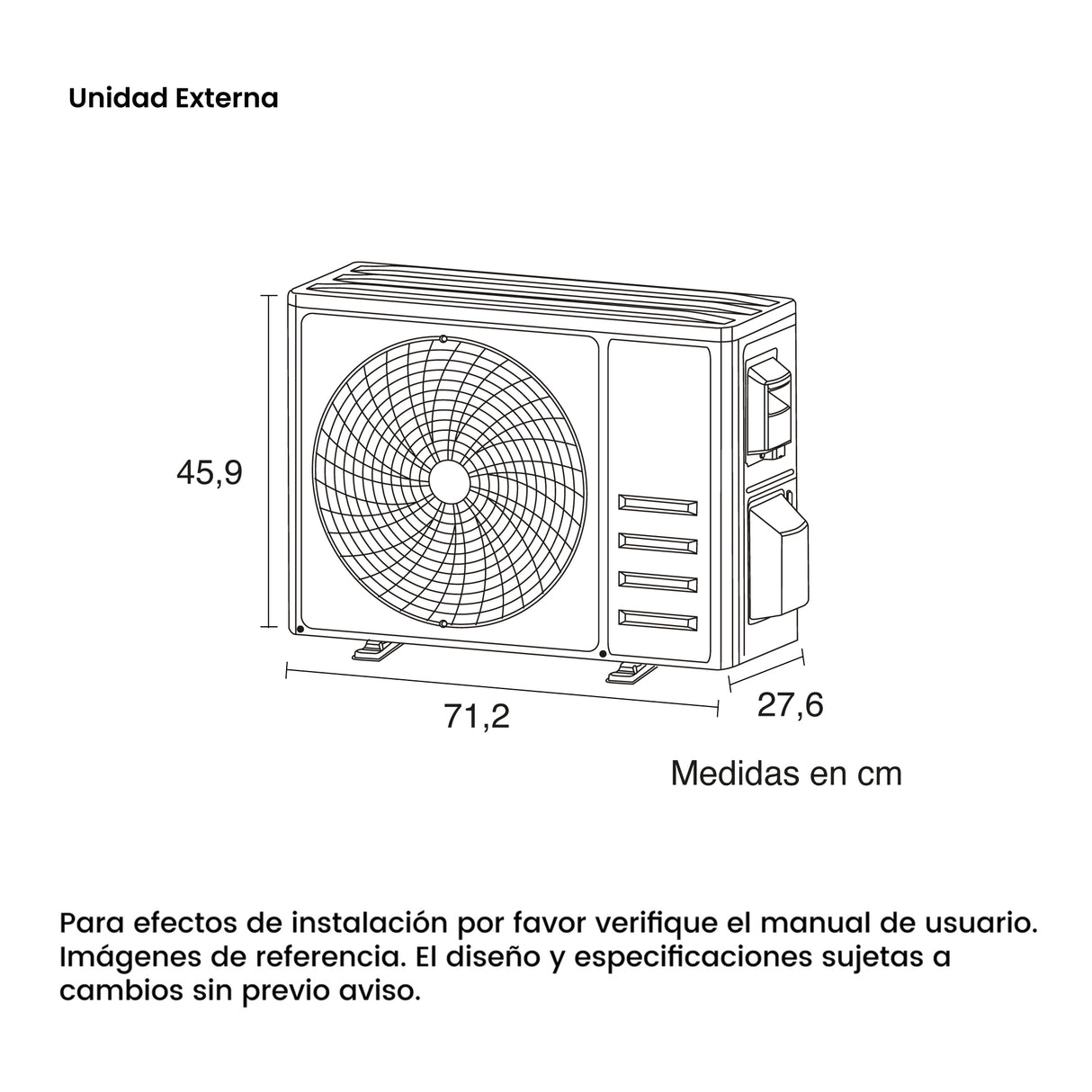Aire Acondicionado Challenger Blanco 69.8x19cm 220 Voltios 9000 BTU - AIRES ACONDICIONADOS | Bylmo