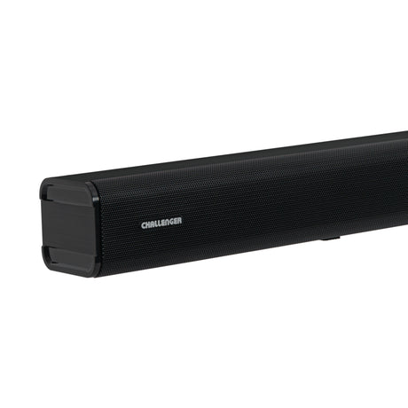 Barra de Sonido Challenger Negro 80x6cm con Bluetooth y Control Remoto - BARRAS DE SONIDO | Bylmo