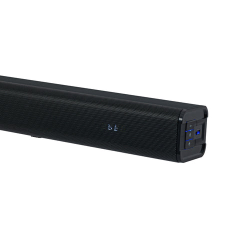 Barra de Sonido Challenger Negro 80x6cm con Bluetooth y Control Remoto - BARRAS DE SONIDO | Bylmo