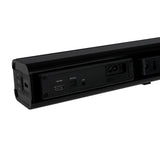 Barra de Sonido Challenger Negro 80x6cm con Bluetooth y Control Remoto - BARRAS DE SONIDO | Bylmo