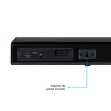 Barra de Sonido Challenger Negro 90x7cm con Bluetooth y Control Remoto