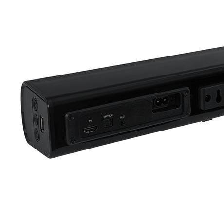 Barra de Sonido Challenger Negro 90x7cm con Bluetooth y Control Remoto - BARRAS DE SONIDO | Bylmo