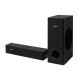 Barra de Sonido con Subwoofer Challenger Negro 55x43.9cm con Bluetooth y Control Remoto