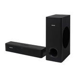 Barra de Sonido con Subwoofer Challenger Negro 55x43.9cm con Bluetooth y Control Remoto - BARRAS DE SONIDO | Bylmo
