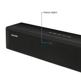 Barra de Sonido con Subwoofer Challenger Negro 55x43.9cm con Bluetooth y Control Remoto