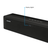 Barra de Sonido con Subwoofer Challenger Negro 55x43.9cm con Bluetooth y Control Remoto - BARRAS DE SONIDO | Bylmo