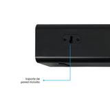 Barra de Sonido con Subwoofer Challenger Negro 55x43.9cm con Bluetooth y Control Remoto