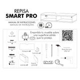 Repisa Rectangular Smart Pro Café 80x15cm con Un Entrepaño