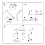 Repisa Rectangular Smart Pro Café 80x15cm con Un Entrepaño