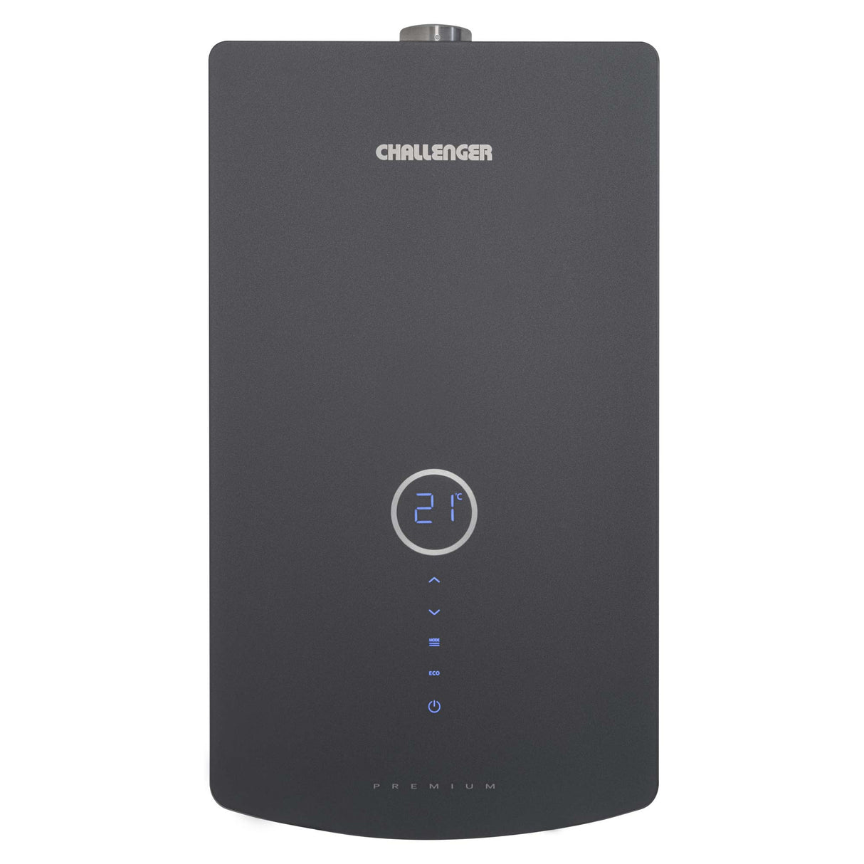 Calentador de Agua Challenger Negro 35x65cm 16 Litros de Tiro Forzado para Gas Natural - CALENTADORES DE AGUA | Bylmo