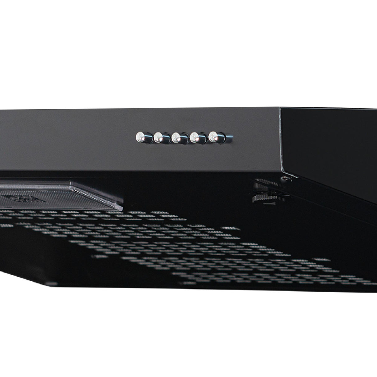 Campana Extractora Challenger Negro 59.7x8cm de Tres Velocidades - CAMPANAS Y EXTRACTORES | Bylmo