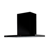 Campana Península Challenger Aura Negro 90x111cm de Tres Velocidades con Pantalla Digital - CAMPANAS Y EXTRACTORES | Bylmo