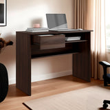 Escritorio Hungria Nogal 100x75.7cm con Un Cajón