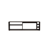 Rack de TV Suxta Nogal 160x45.4cm para TV Hasta 70" Pulgadas con Seis Compartimientos - MUEBLES DE TV | Bylmo