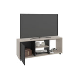 Rack de TV Adel Capri y Wengue 120.3x46.7cm para TV Hasta 50" Pulgadas con Tres Compartimientos