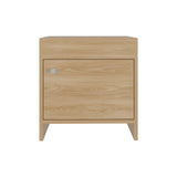 Mesa de Noche Colore Fresno Europeo 40x41.6cm con Una Puerta - MESAS DE NOCHE | Bylmo