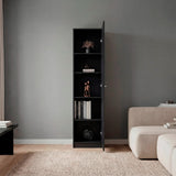 Estantería Rectangular Home Wengue 45x180.6cm con Cuatro Entrepaños