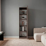 Estantería Rectangular Home Milan y Blanco 45x180.6cm con Cuatro Entrepaños