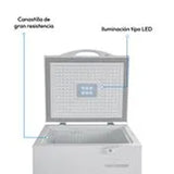 Congelador Challenger Blanco 47.6x84.6cm de 97 Litros Frost con Un Compartimiento