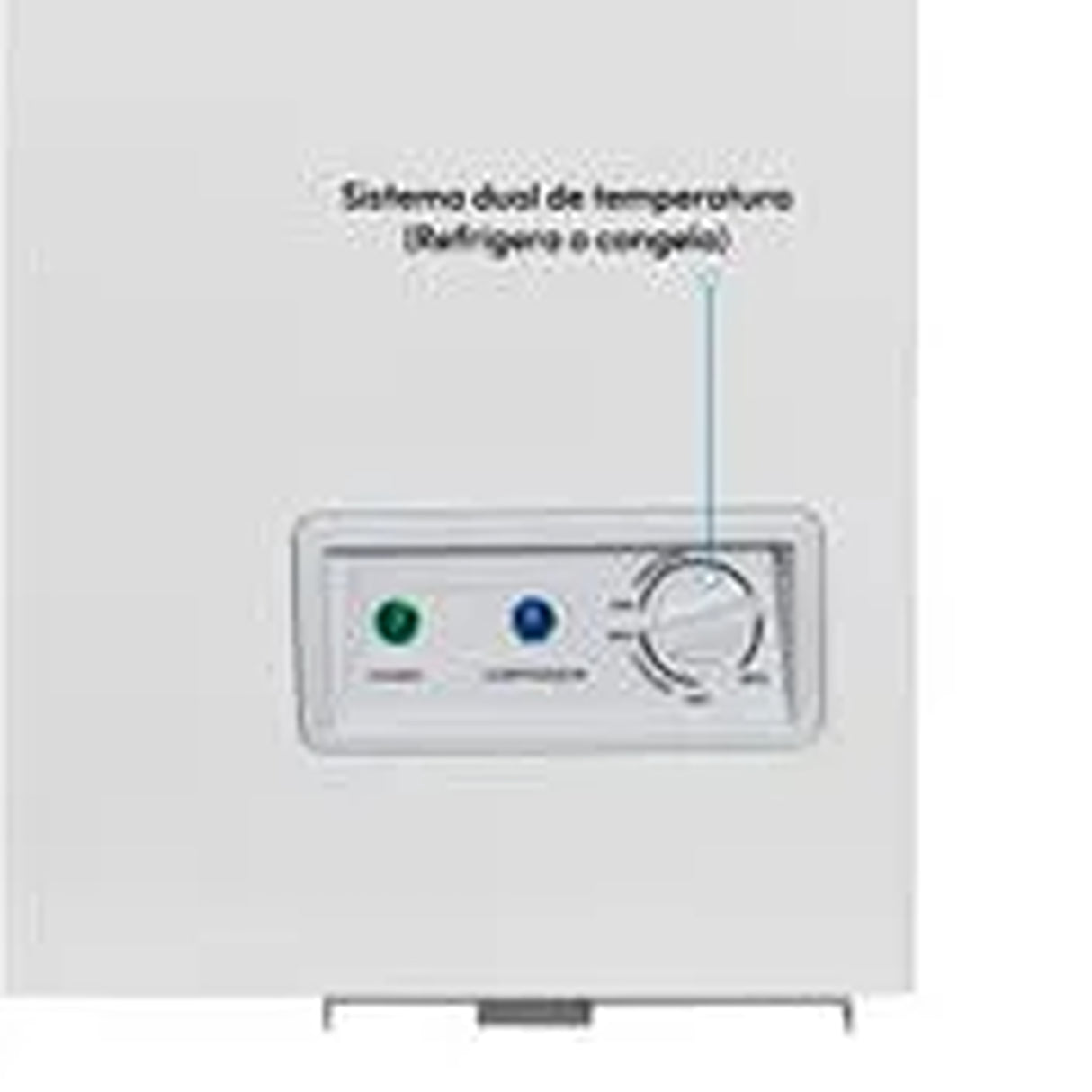 Congelador Challenger Blanco 47.6x84.6cm de 97 Litros Frost con Un Compartimiento