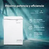 Congelador Challenger Blanco 47.6x84.6cm de 97 Litros Frost con Un Compartimiento