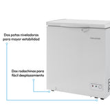 Congelador Challenger Blanco 75.4x84.5cm de 140 Litros Frost con Un Compartimiento - CONGELADORES | Bylmo