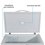 Congelador Challenger Blanco 75.4x84.5cm de 140 Litros Frost con Un Compartimiento - CONGELADORES | Bylmo