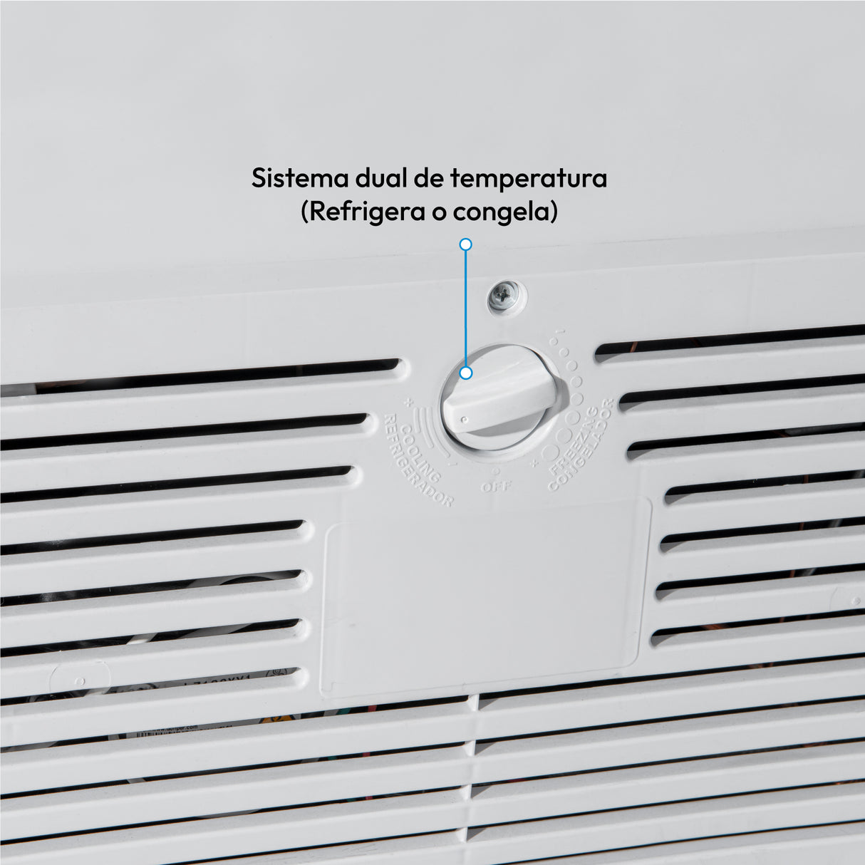 Congelador Challenger Blanco 117x89.5cm de 337 Litros Frost con Un Compartimiento