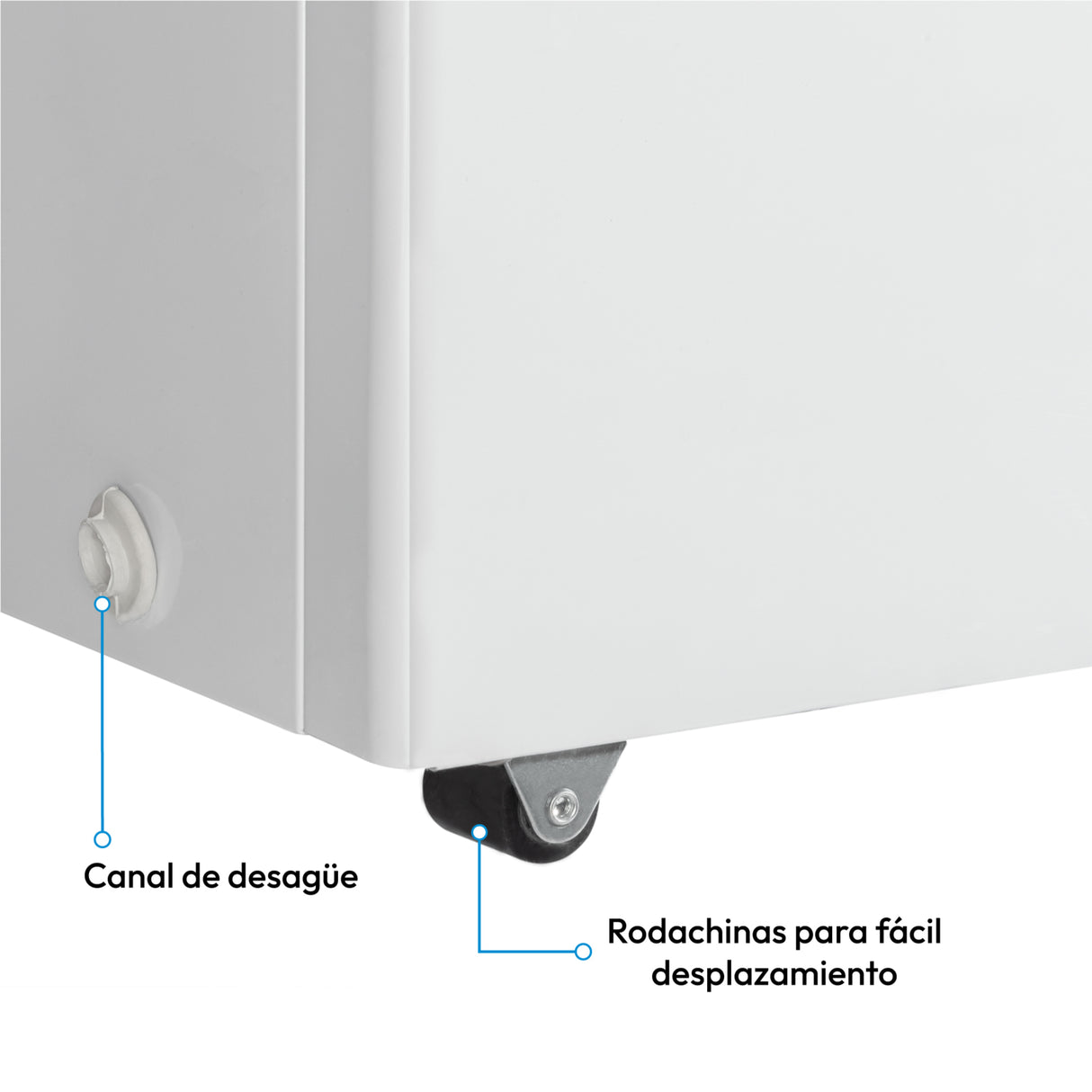 Congelador Challenger Blanco 117x89.5cm de 337 Litros Frost con Un Compartimiento