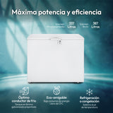 Congelador Challenger Blanco 117x89.5cm de 337 Litros Frost con Un Compartimiento