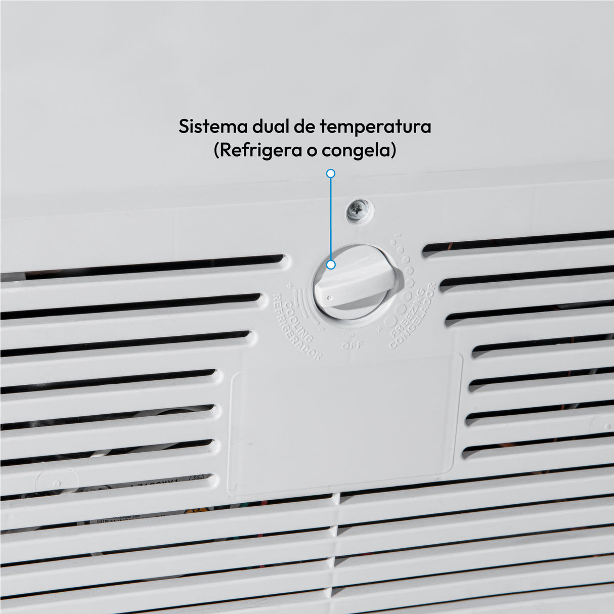 Congelador Challenger Blanco 156x89.5cm de 490 Litros Frost con Un Compartimiento